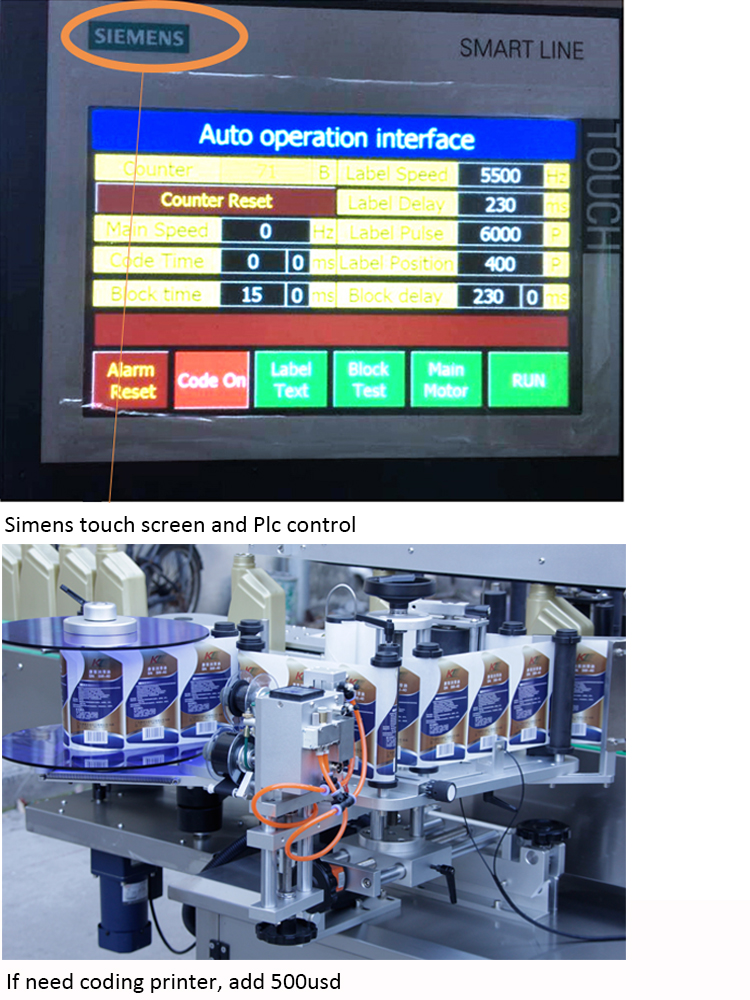 Double Sids Bottle Automatische Etikettiermaschine Preis