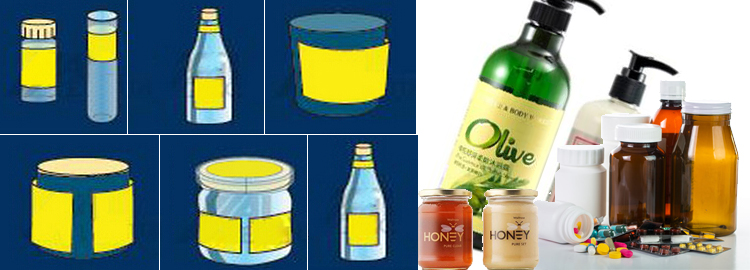 T Vertikale automatische Etikettiermaschine für runde Behälter