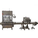 Füll- und Verschließmaschine für peristaltische Tischpumpen